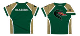 UAB Blazers Green and Gold Boys Tee Shirt SS - Vive La Fête - Online Apparel Store