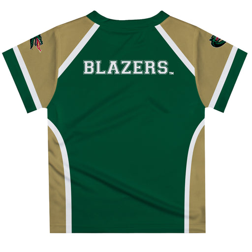UAB Blazers Green and Gold Boys Tee Shirt SS - Vive La Fête - Online Apparel Store