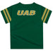 UAB Blazers Stripe Green Boys Tee Shirt SS - Vive La Fête - Online Apparel Store