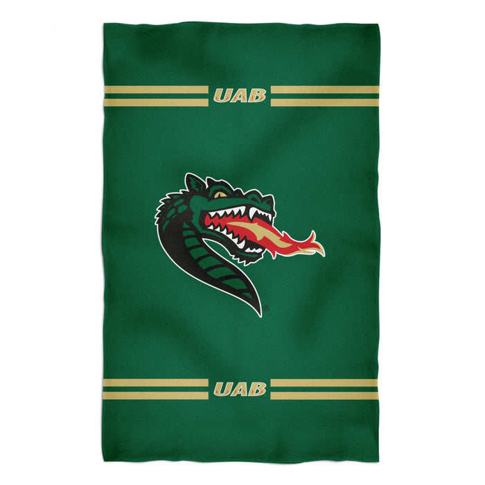 UAB Blazers Blazers Vive La Fete Game Day Absorvent Premium Green Beach Bath Towel 51 x 32" Logo and Stripes" - Vive La Fête - Online Apparel Store