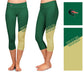 UAB Blazers Blazers Vive La Fete Game Day Collegiate Leg Color Block Girls Green Gold Capri Leggings - Vive La Fête - Online Apparel Store