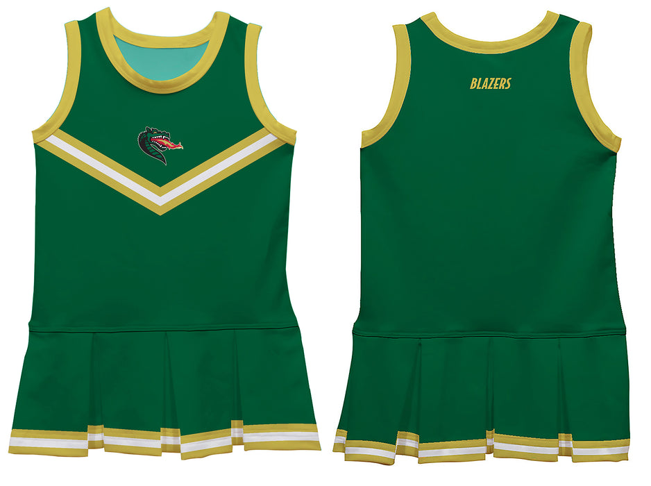 UAB Blazers Blazers Vive La Fete Game Day Green Sleeveless Cheerleader Dress - Vive La Fête - Online Apparel Store