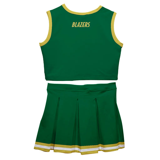 UAB Blazers Blazers Vive La Fete Game Day Green Sleeveless Cheerleader Set - Vive La Fête - Online Apparel Store