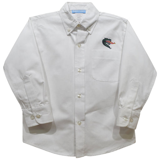 UAB Blazers Blazers Embroidered White Long Sleeve Button Down Shirt