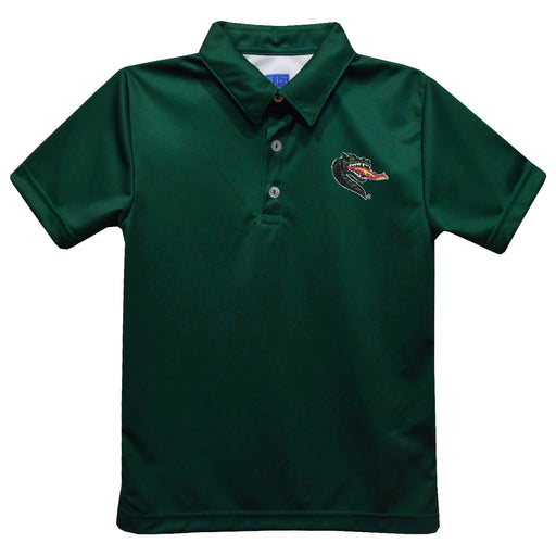UAB Blazers Blazers Embroidered Hunter Green Short Sleeve Polo Box Shirt