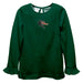 UAB Blazers Blazers Embroidered Hunter Green Knit Long Sleeve Girls Blouse