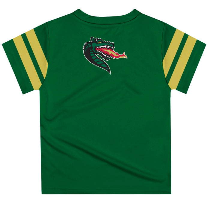 Alabama at Birmingham Blazers Vive La Fete Boys Game Day Green Short Sleeve Tee with Stripes on Sleeves - Vive La Fête - Online Apparel Store