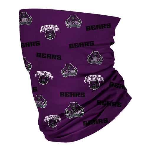 Central Arkansas Bears UCA Vive La Fete All Over Logo Game Day  Collegiate Face Cover Soft 4-Way Stretch Neck Gaiter - Vive La Fête - Online Apparel Store
