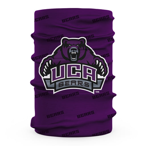 University of Central Arkansas Bears UCA All Over Logo Game Day  Collegiate Face Cover Soft 4-Way Stretch Neck Gaiter - Vive La Fête - Online Apparel Store