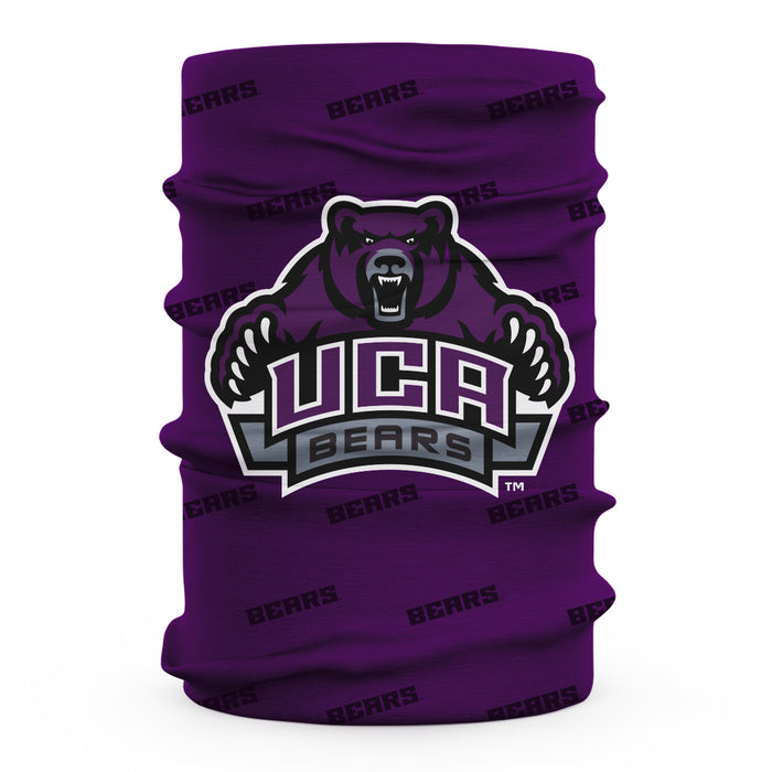 University of Central Arkansas Bears UCA All Over Logo Game Day  Collegiate Face Cover Soft 4-Way Stretch Neck Gaiter - Vive La Fête - Online Apparel Store