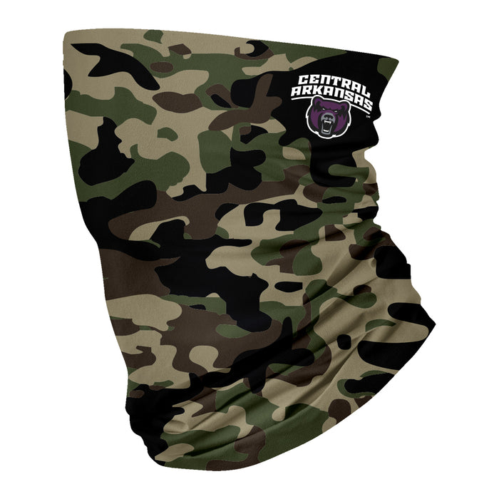 Central Arkansas Bears UCA Vive La Fete Camo Collegiate Face Cover Soft Camouflage Four Way Stretch Neck Gaiter - Vive La Fête - Online Apparel Store