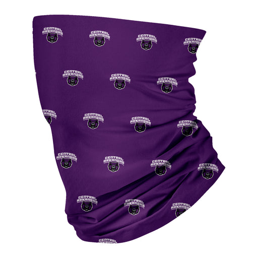 Central Arkansas Bears UCA All Over Logo Game Day Collegiate Face Cover Soft 4-Way Stretch Two Ply Neck Gaiter - Vive La Fête - Online Apparel Store