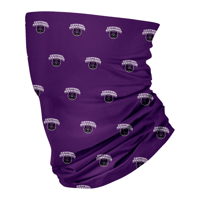 Central Arkansas Bears UCA All Over Logo Game Day Collegiate Face Cover Soft 4-Way Stretch Two Ply Neck Gaiter - Vive La Fête - Online Apparel Store