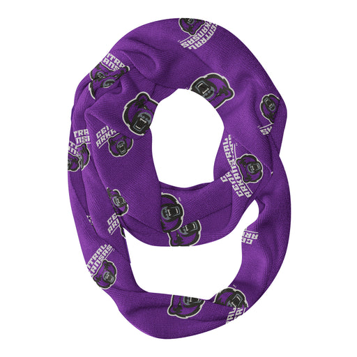 Central Arkansas Bears UCA Vive La Fete Repeat Logo Game Day Collegiate Women Light Weight Ultra Soft Infinity Scarf