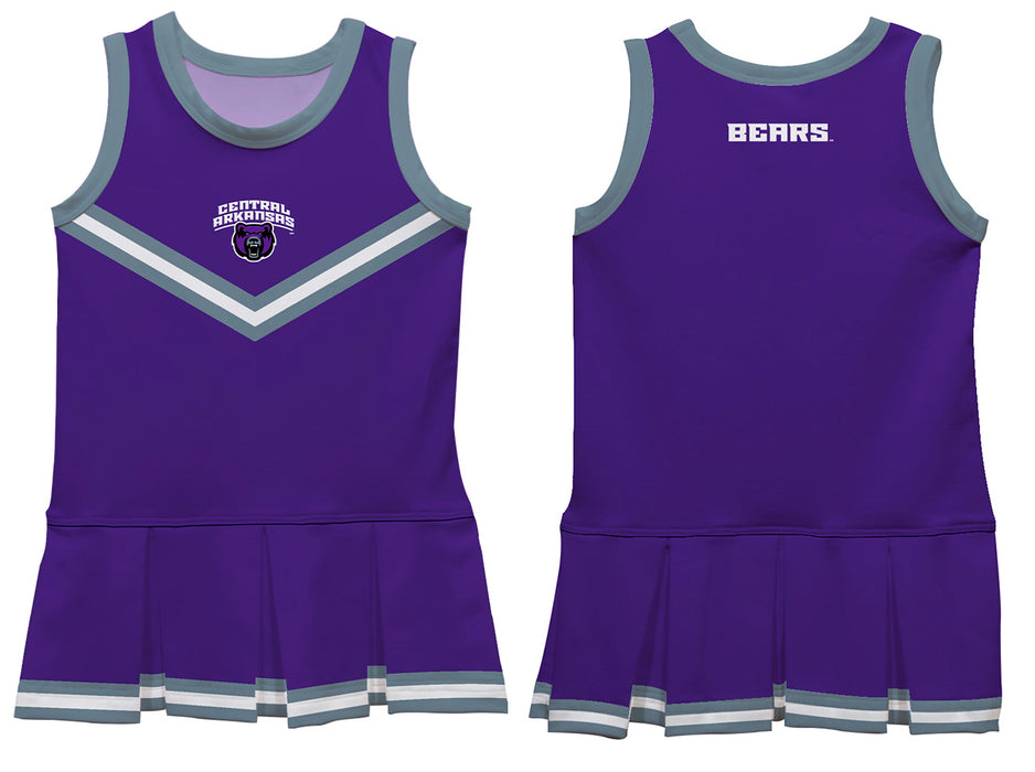 University of Central Arkansas Bears UCA Vive La Fete Game Day Purple Sleeveless Cheerleader Dress - Vive La Fête - Online Apparel Store