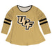 Central Florida Big Logo Gold Stripes Long Sleeve Girls Laurie Top - Vive La Fête - Online Apparel Store