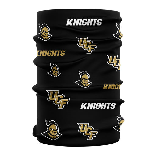 UCF Knights Neck Gaiter Black All Over Logo UCF - Vive La Fête - Online Apparel Store
