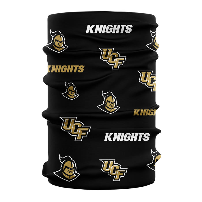 UCF Knights Neck Gaiter Black All Over Logo UCF - Vive La Fête - Online Apparel Store