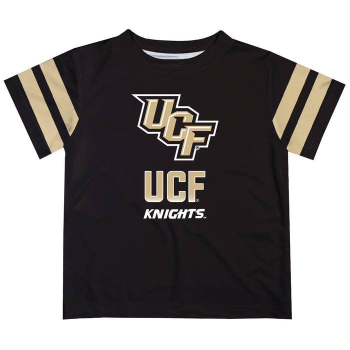 Central Florida Stripes Black Short Sleeve Tee Shirt - Vive La Fête - Online Apparel Store