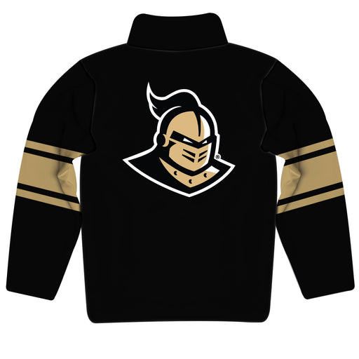 Central Florida Stripes Black Long Sleeve Quarter Zip Sweatshirt - Vive La Fête - Online Apparel Store