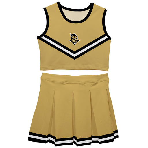 UCF Knights Vive La Fete Game Day Gold Sleeveless Cheerleader Set