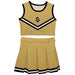 UCF Knights Vive La Fete Game Day Gold Sleeveless Cheerleader Set