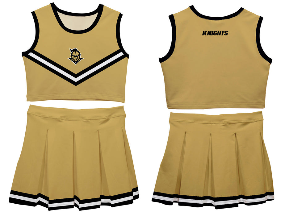 UCF Knights Vive La Fete Game Day Gold Sleeveless Cheerleader Set - Vive La Fête - Online Apparel Store