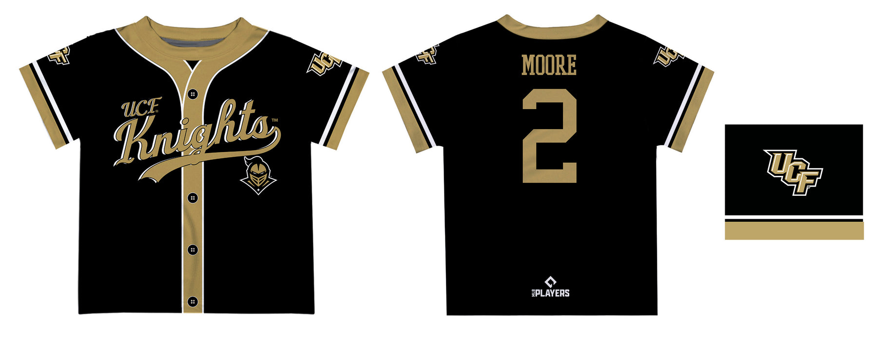 MLB Players Association Dylan Moore UCF Knights MLBPA Officially Licensed by Vive La Fete T-Shirt - Vive La Fête - Online Apparel Store