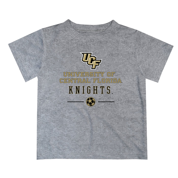 UCF Knights Vive La Fete Soccer V1 Gray Short Sleeve Tee Shirt