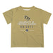 UCF Knights Vive La Fete Soccer V1 Gold Short Sleeve Tee Shirt