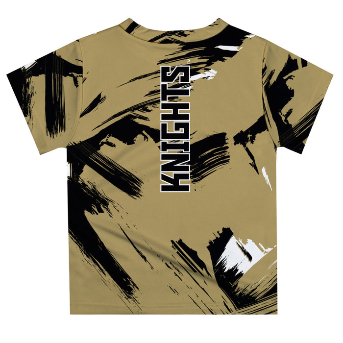 UCF Knights Vive La Fete Boys Game Day Gold Short Sleeve Tee Paint Brush - Vive La Fête - Online Apparel Store