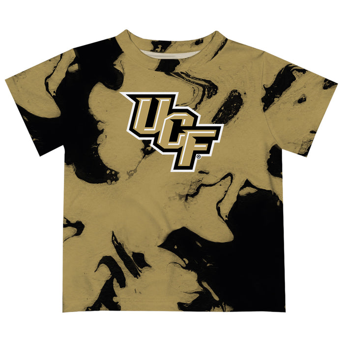UCF Knights Vive La Fete Marble Boys Game Day Gold Short Sleeve Tee