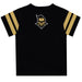 UCF Knights Vive La Fete Boys Game Day Black Short Sleeve Tee with Stripes on Sleeves - Vive La Fête - Online Apparel Store