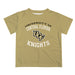 UCF Knights Vive La Fete Boys Game Day V1 Gold Short Sleeve Tee Shirt