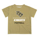 UCF Knights Vive La Fete Football V1 Gold Short Sleeve Tee Shirt
