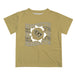 UCF Knights Vive La Fete  Gold Art V1 Short Sleeve Tee Shirt