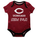 University of Chicago Maroons Vive La Fete Infant Game Day Maroon Short Sleeve Onesie New Fan Logo Bodysuit - Vive La Fête - Online Apparel Store