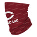 University of Chicago Maroons Vive La Fete All Over Logo Game Day Collegiate Face Cover Soft 4-Way Stretch Neck Gaiter - Vive La Fête - Online Apparel Store
