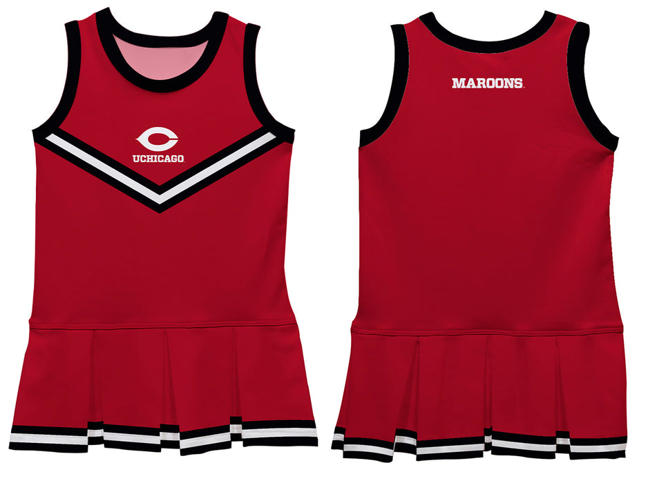UChicago Maroon Vive La Fete Game Day Maroon Sleeveless Cheerleader Dress - Vive La Fête - Online Apparel Store