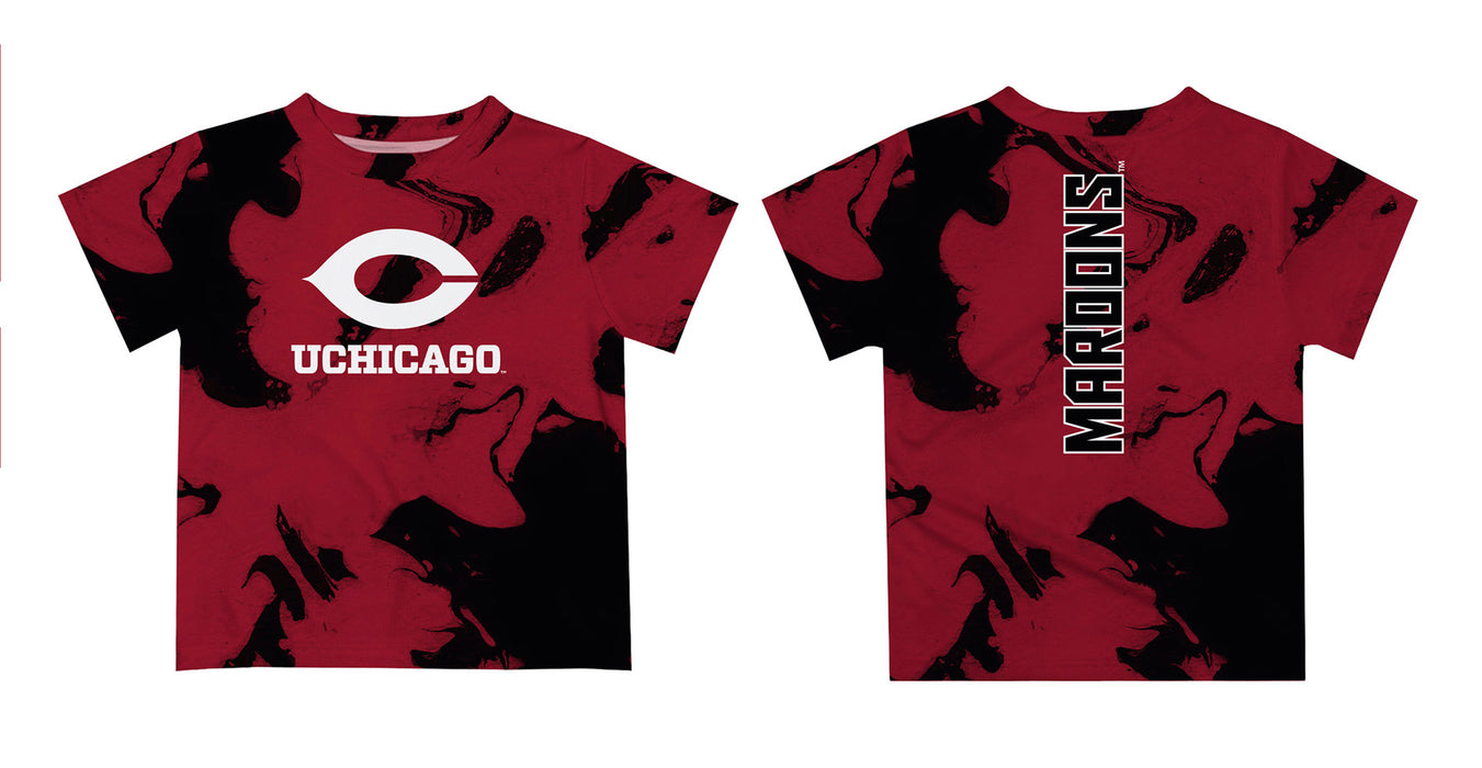 University of Chicago Maroons Vive La Fete Marble Boys Game Day Maroon Short Sleeve Tee - Vive La Fête - Online Apparel Store