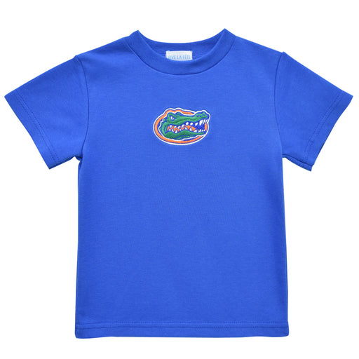 Florida Emb Knit Royal Boys Tee Shirt  Short Sleeve - Vive La Fête - Online Apparel Store