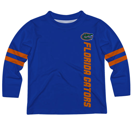 Florida Stripes Blue Long Sleeve Tee Shirt - Vive La Fête - Online Apparel Store