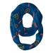 Florida Gators Vive La Fete Repeat Logo Game Day Collegiate Women Light Weight Ultra Soft Infinity Scarf