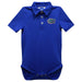 Florida Gators Embroidered Royal Solid Knit Polo Onesie