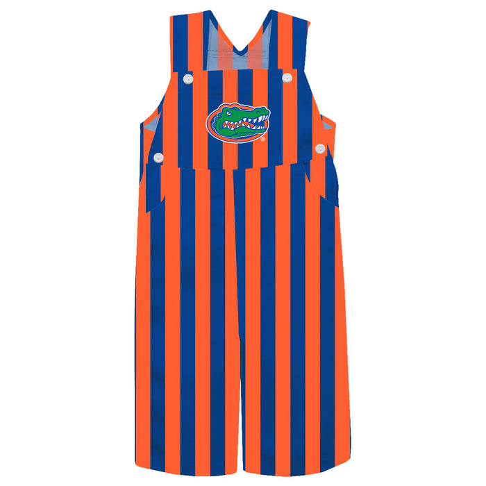 Florida Gators Vive La Fete Blue Orange Stripes Logo Boys Overall Team Bibs
