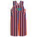 Florida Gators Vive La Fete Blue Orange Stripes Logo Boys Overall Team Bibs