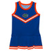 Florida Gators Vive La Fete Game Day Blue Sleeveless Cheerleader Dress