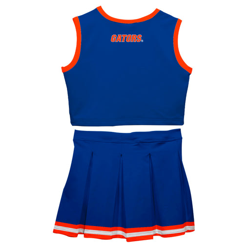 Florida Gators Vive La Fete Game Day Blue Sleeveless Cheerleader Set - Vive La Fête - Online Apparel Store