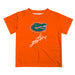 Florida Gators Vive La Fete Script V1 Orange Short Sleeve Tee Shirt
