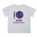 Florida Gators Vive La Fete Basketball V1 White Short Sleeve Tee Shirt